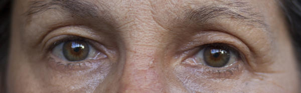 photograph of a woman's eyes