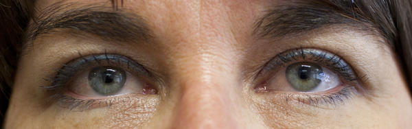 photograph of a woman's eyes